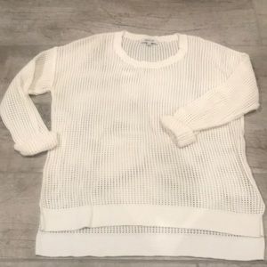 Beachy 3-quarter Sleeve Waffle Sweater